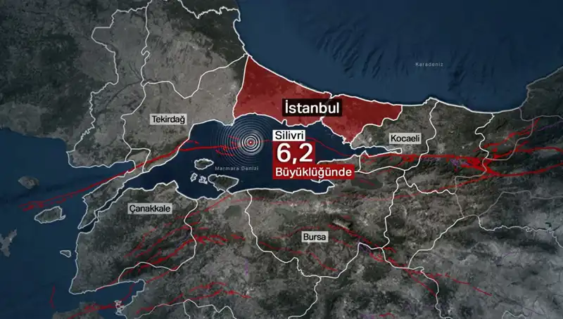 İstanbul'u Sarsan Deprem: 6,2 Büyüklüğündeki Sarsıntı Şehirde Panik Yarattı