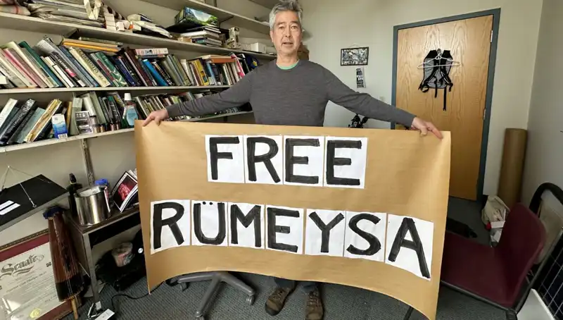 Amerika'dan Rümeysa Öztürk’e Destek: Profesör Açlık Grevine Başladı