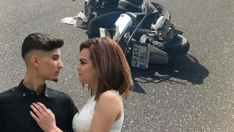 Genç Çiftin Motosiklet Kazası, Hayatlarını Alt Üst Etti