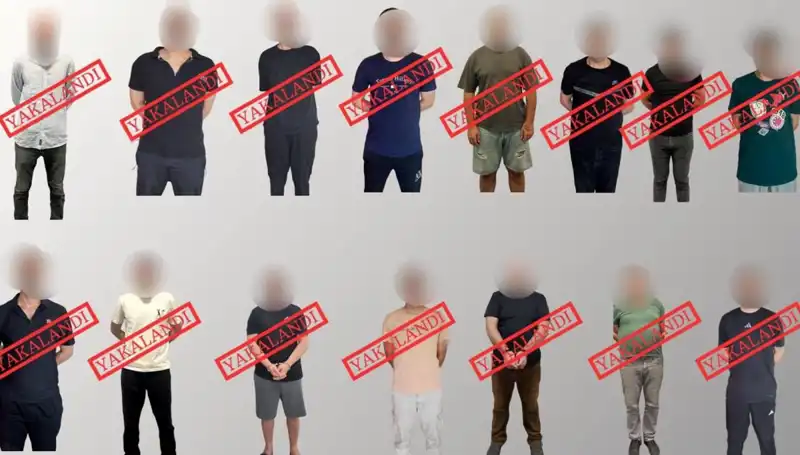 Kırmızı Bültenle Aranan 14 Kişi Operasyonla Ele Geçirildi