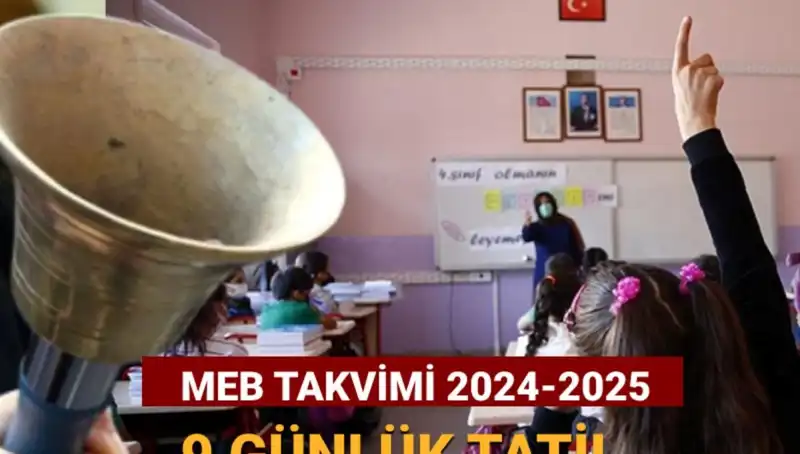 Okullar ara tatil için ne zaman kapanıyor? 2024-2025 Takvimi Açıklandı!