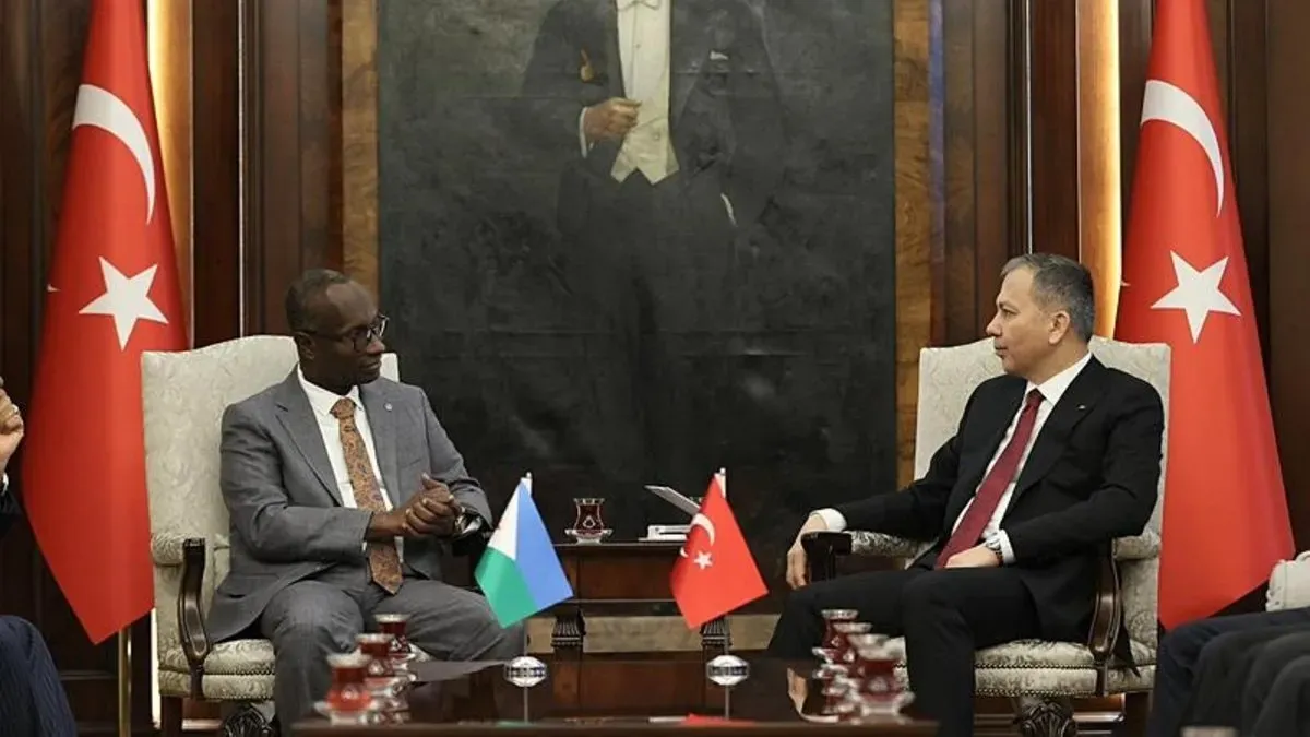İçişleri Bakanı Yerlikaya, Cibuti'li Mevkidaşı ile Görüştü