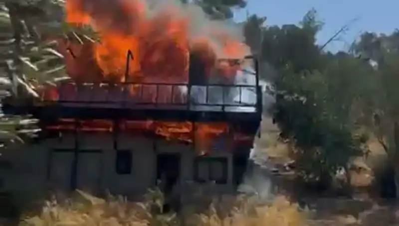 Bodrum’da Tatile Çıkanları Korkutan Yangın Alarmı