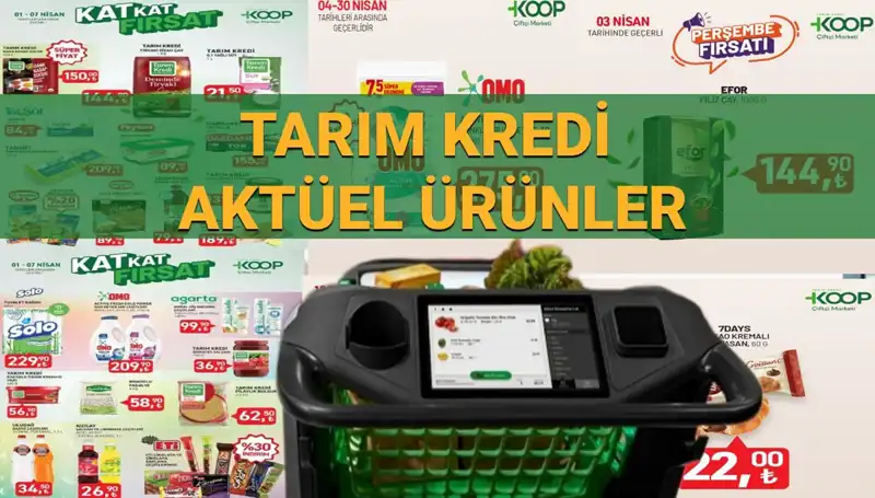 Tarım Kredi Marketleri'nde Nisan İndirim Şenliği Başladı: Temizlik ve Kahvaltılık Ürünler!