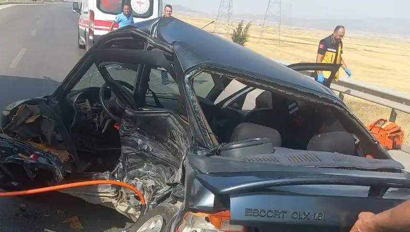 Gaziantep'te Trafik Kazası: Bir Ölü, Bir Yaralı