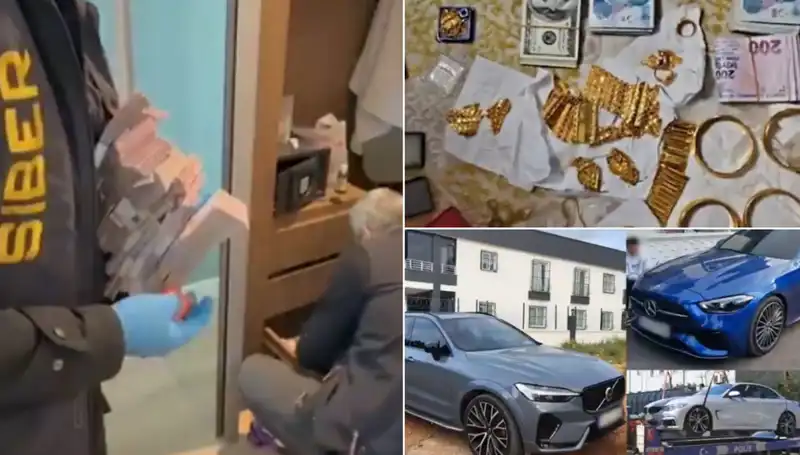 39 Şehirde Gerçekleşen Dev Operasyonda 568 Gözaltı! Balya Balya Paralar Ele Geçirildi