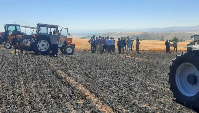 Yozgat’ta Korkunç Yangın: 100 Dönüm Tarımsal Alan Küle Döndü