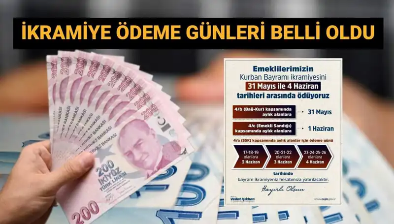 Emekli Bayram İkramiyeleri Hesaplarda Olacak! Ödeme Tarihleri Belli Mi?
