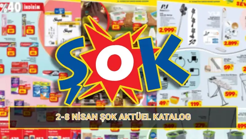 ŞOK 2-8 Nisan Kataloğu: Temizlik Ürünleri ve Beyaz Eşyalarda Fırsatlar