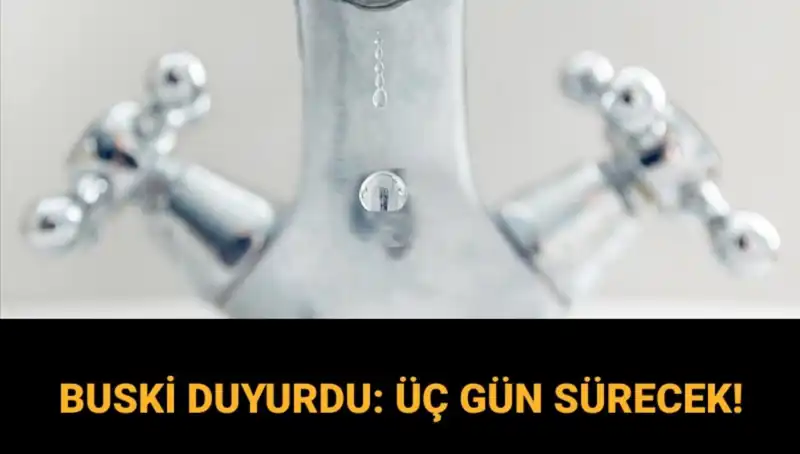 Bursa'da Üç Gün Sürecek Su Kesintisi: Problemin Nedeni Nedir?