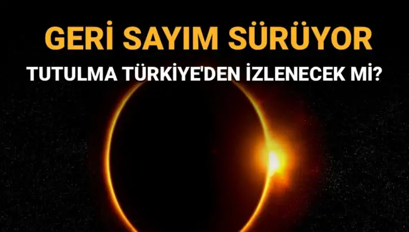 Eylül 2023'te Türkiye'den İzlenecek Güneş Tutulması İçin Heyecan Zirveye Ulaştı!