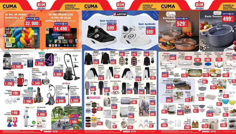 BİM 31 Ekim 2025 Aktüel Ürünler Kataloğu: Yeni Favoriler Seni Bekliyor!