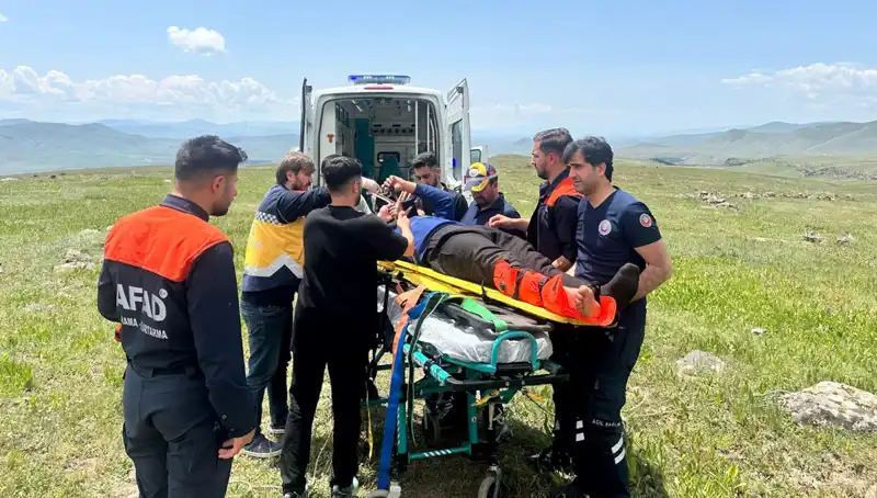 Kayalıkta Düşen Çoban İçin Hayati Kurtarma Operasyonu Başlatıldı