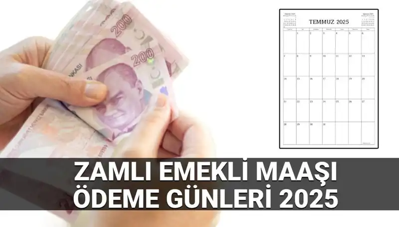 2025 Yılı İçin Zamlı Emekli Maaşı Ödeme Günleri Açıklandı!